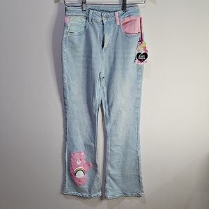 Care Bears Kid's Pastel Blue Flare Leg Jeans